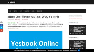 
                            1. Yesbook Online Plan & Review - MLMAMAN