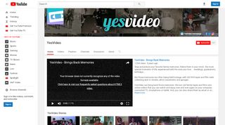 
                            5. YesVideo - YouTube