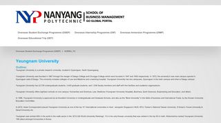 
                            7. Yeungnam University - School of Business Management