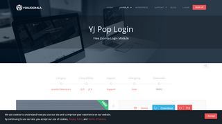 
                            10. YJ Pop Login - Free Joomla Login Module - Youjoomla