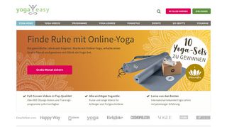 
                            8. YogaEasy: Yoga online üben mit deinem Online-Yoga-Studio