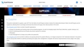 
                            5. You are a Safran Aircraft Engines supplier but have access issues