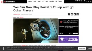 
                            10. You Can Now Play Portal 2 Co-op with 32 Other Players ...