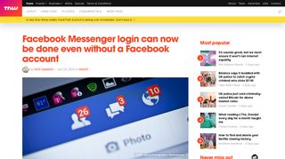 
                            4. You can sign up for Facebook Messenger without a Facebook account