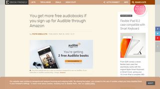 
                            9. You get more free audiobooks if you sign up for Audible ...