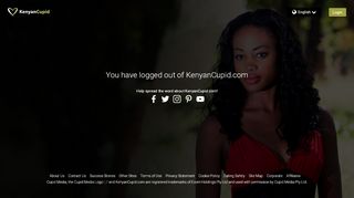 
                            4. You have logged out of KenyanCupid.com