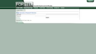 
                            3. You must log in to access this page | Fortel Traffic, Inc.