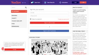 
                            7. YouGov | Join or Login to the YouGov Panel