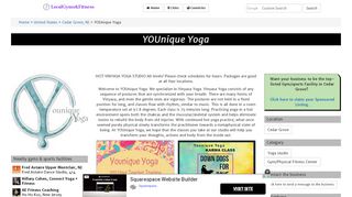 
                            9. YOUnique Yoga, 410 Pompton Ave, Cedar Grove, NJ (2019)