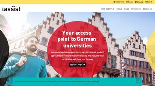 
                            4. Your access point to German universities - Start | uni-assist eV