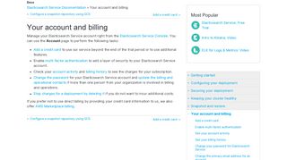 
                            9. Your account and billing | Elasticsearch Service ...