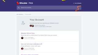 
                            3. Your Account | Biteable - Help Center