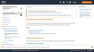 
                            3. Your AWS Account ID and Its Alias - AWS Identity and ...