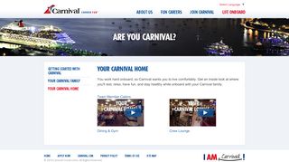 
                            3. Your Carnival Home