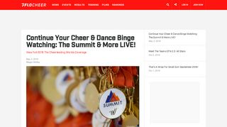 
                            8. Your Cheer & Dance Binge Watching: The Summit & More ... - FloCheer