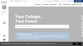 
                            1. Your College, Your Future | Stockport College