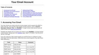 
                            8. Your Email Account - University of Tennessee
