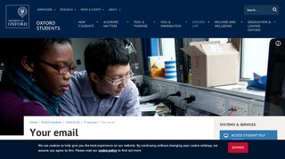 
                            2. Your email | University of Oxford