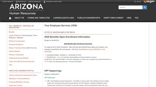 
                            7. Your Employee Services (YES) | Human Resources