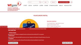 
                            5. Your Europe portal | WEgate - European gateway for women's ...