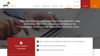 
                            6. Your financial data are secure | PwC eValuation