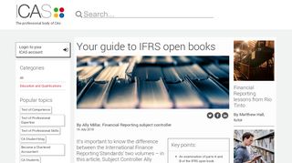 
                            5. Your guide to IFRS open books | CA Student Blog ...