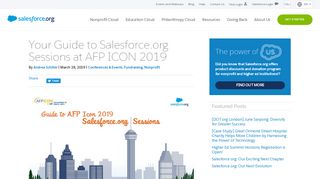 
                            9. Your Guide to Salesforce.org Sessions at AFP ICON 2019 ...