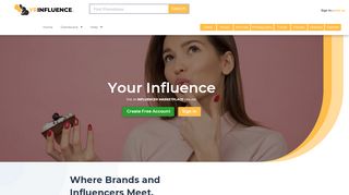 
                            5. Your Influence - The #1 Influencer Marketplace Online