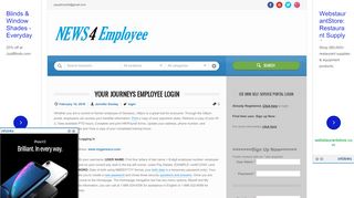 
                            5. Your Journeys Employee Login | News For Employee