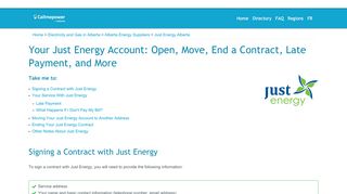 
                            9. Your Just Energy Account: Open, Move, End a Contract, Late ...