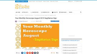 
                            9. Your Monthly Horoscope August 2019 Sagittarius Sign ...