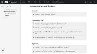 
                            9. Your Oculus Account Settings | Oculus Support Center