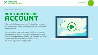 
                            4. Your Online Account | Managing Your Accounts | Your YBS