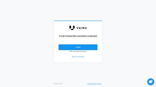 
                            6. Your password has been changed - Vainu.io