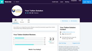
                            5. Your Tuition Solution Reviews - wallethub.com