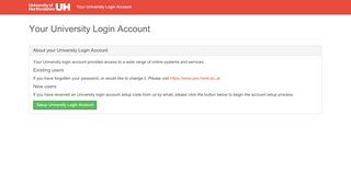 
                            3. Your University Login Account | University of …