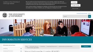 
                            2. Your University Login (EASE) | The University of Edinburgh