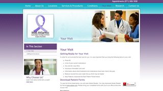 
                            3. Your Visit - Mid Atlantic Gynecologic Oncology and Pelvic ...