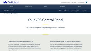 
                            2. Your VPS Control Panel - OVH