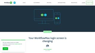
                            1. Your WorkflowMax login screen is changing