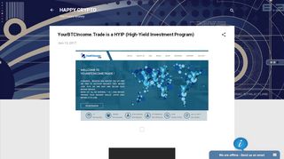 
                            4. YourBTCIncome.Trade is a HYIP (High-Yield Investment Program)