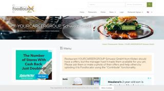 
                            9. YOURCAREERGROUP Schweiz GmbH - foodlocator.menu
