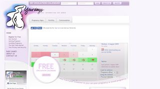 
                            3. YourDays.com - Free Ovulation Calendar / …