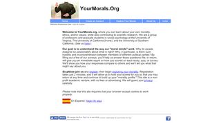 
                            3. YourMorals.Org: Morality Quiz/Test your Morals, Values & Ethics