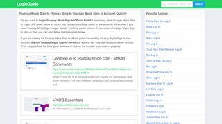
                            2. Yourpay Myob Sign In log in - LoginGuide