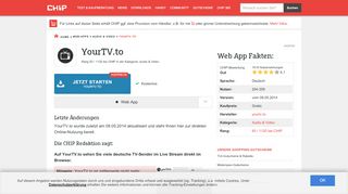 
                            3. YourTV.to - direkt online nutzen - CHIP