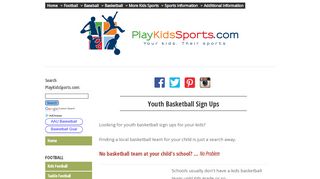 
                            1. Youth Basketball Sign Ups - Play Kids Sports