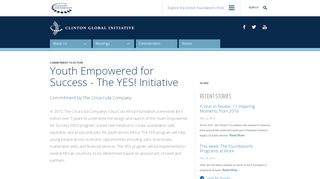 
                            4. Youth Empowered for Success - The YES! Initiative | Clinton ...