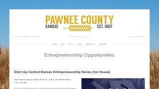 
                            5. Youth Entrepreneurship — Larned Area Chamber | Larned, Kansas