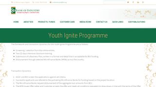 
                            4. Youth Ignite Programme | Bank of Industry, Nigeria